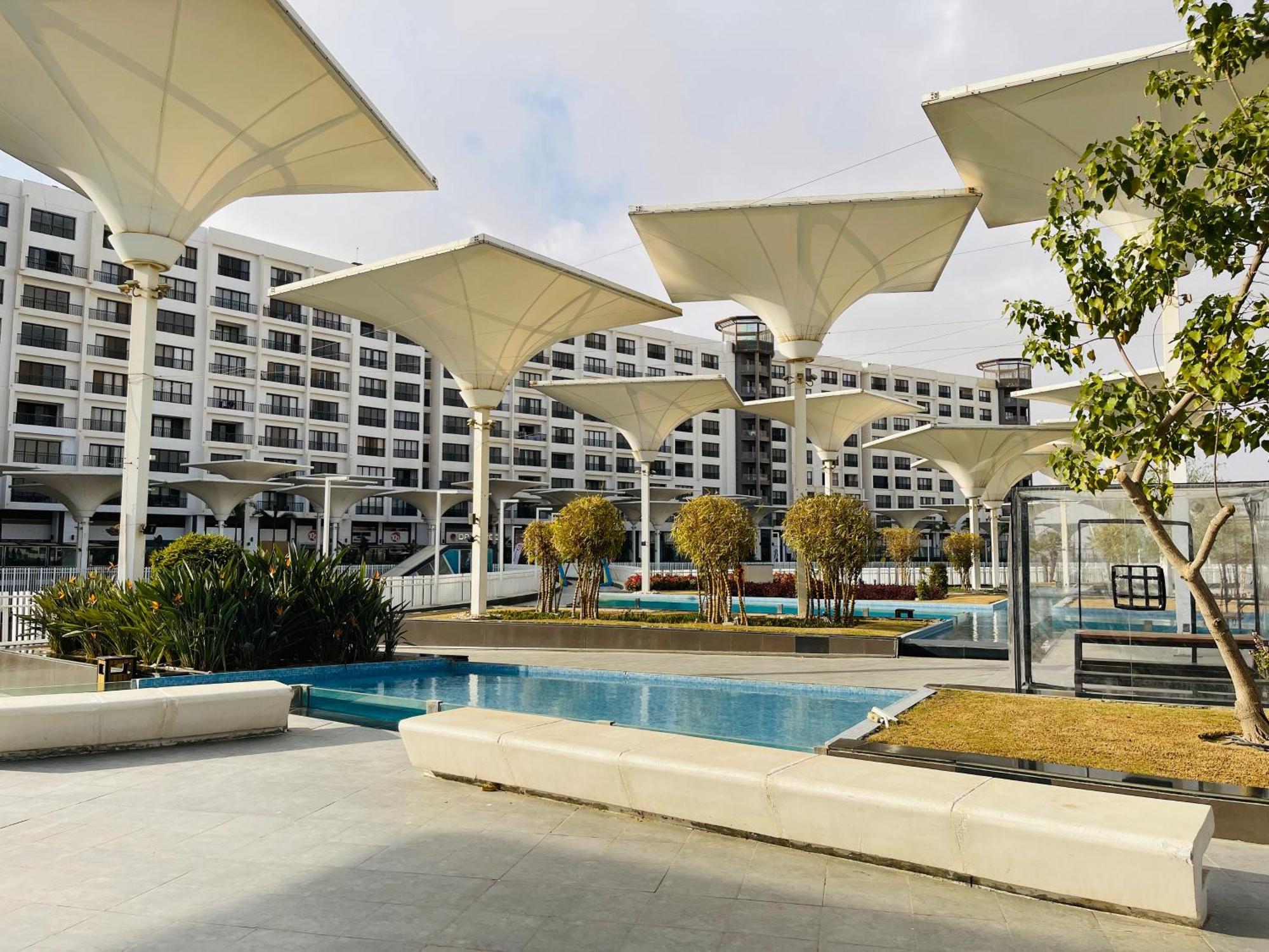 Apartamento Happy Vacation Duplex, New El Cairo Exterior foto